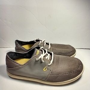 Olukai Nohea Moku Mesh Boat Shoes Sneakers Men's sz 8.5.